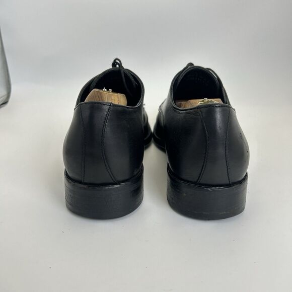 CHARLES TYRWHITT Dress Shoes Mens Sz 9 Black Leather Derby Casual Rubber Soles main image 8